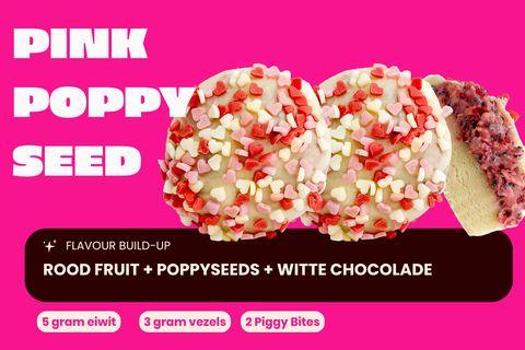 Pink Poppy Seed - 2 Piggy Bites
