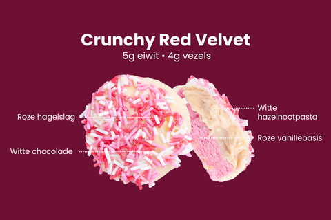 Crunchy Red Velvet - 2 Piggy Bites