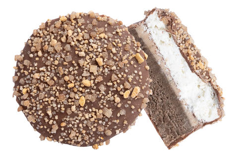 Hazelnootschuim Mokka Gebakje