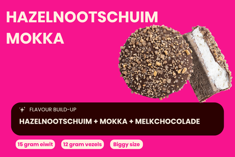 Hazelnootschuim Mokka Gebakje