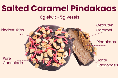Salted Caramel Pindakaas - 2 Piggy Bites