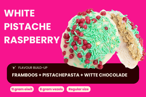 White Pistache Raspberry - Regular